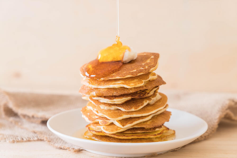 1 Portion Pancake = 3 Stück